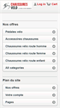 Mobile Screenshot of chaussuresvelo.com